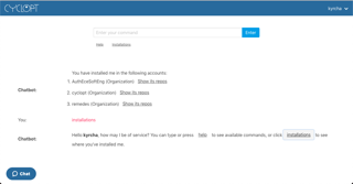 Cyclopt Chatbot